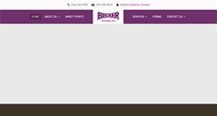 Desktop Screenshot of beckertruckinginc.com